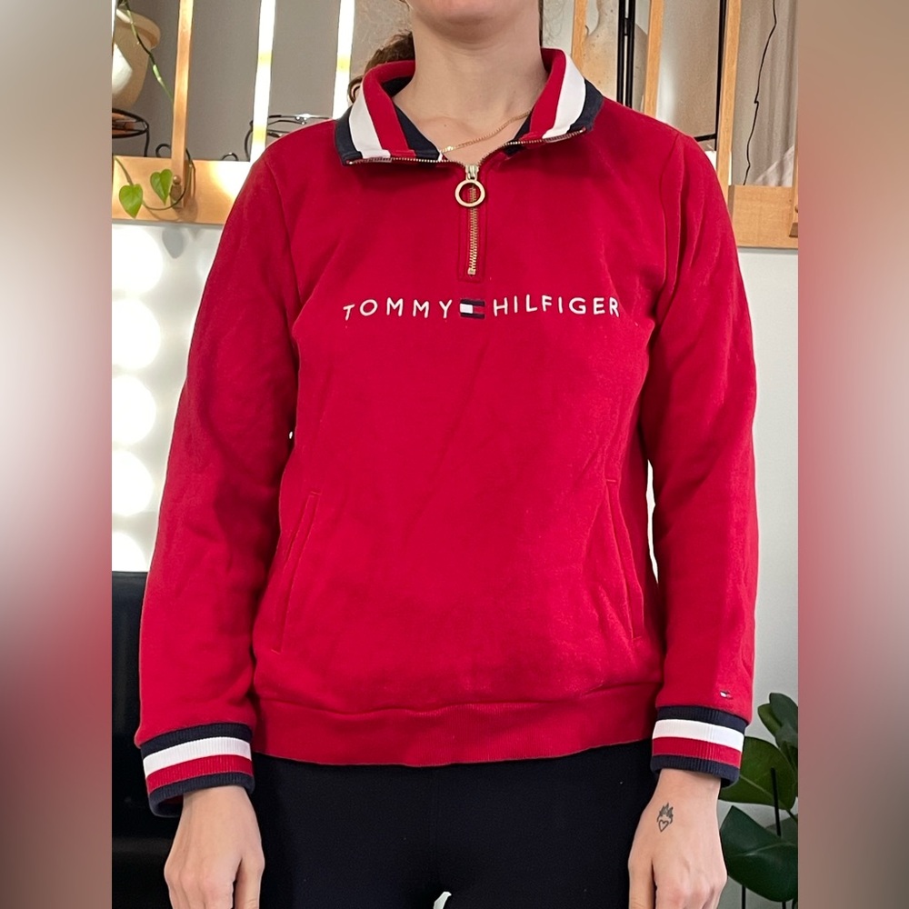 Tommy Hilfiger zip up shirt
